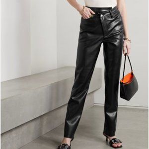 AGOLDE Crisscross Recycled Leather Pants